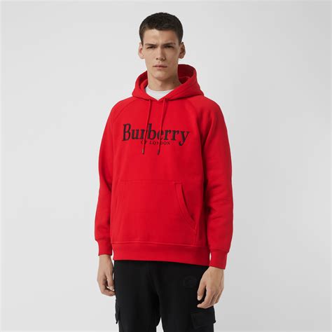 red burberry sweatshirt|burberry sweatshirt men's price.